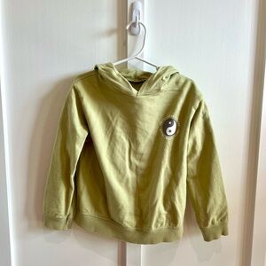 Toddler Girls Boys Little Co Light Green Hoodie Sweatshirt | Size 5T
